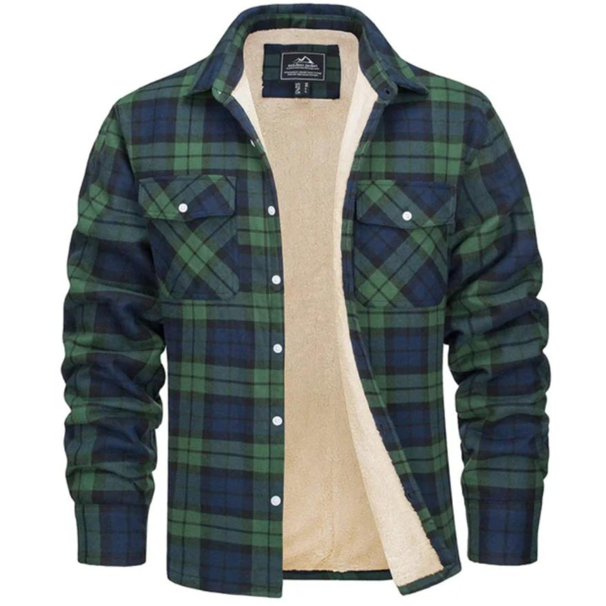 Lyrenox Classic Plaid Jacket With Fleece Lining Style