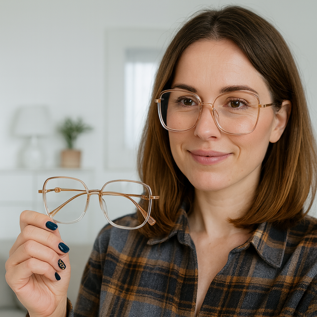 Progressive Reading Glasses With Lightweight Frame That Block Blue Light