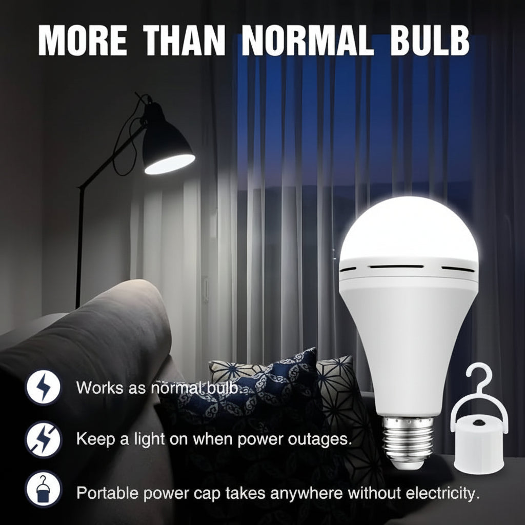 مصباح LED قابل لإعادة الشحن للإضاءة الطارئة والاستخدام اليومي