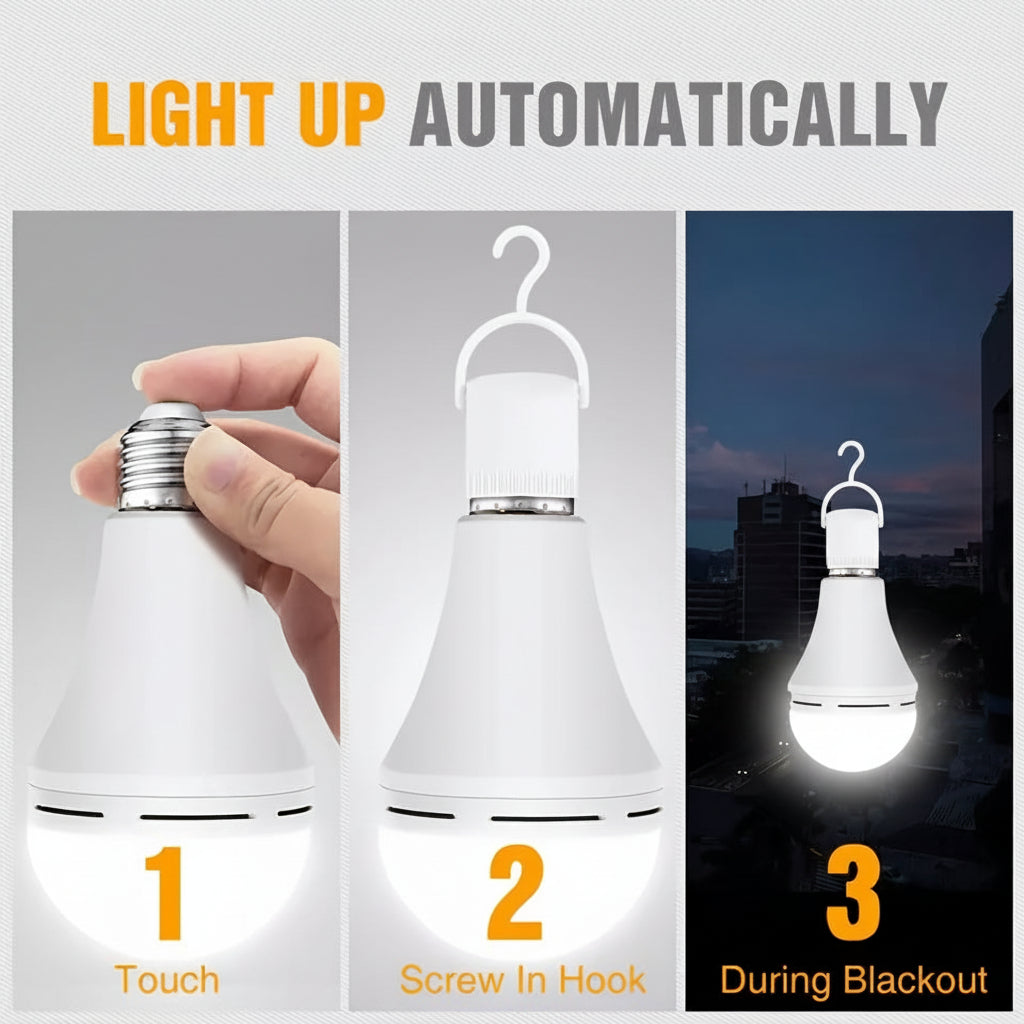 مصباح LED قابل لإعادة الشحن للإضاءة الطارئة والاستخدام اليومي