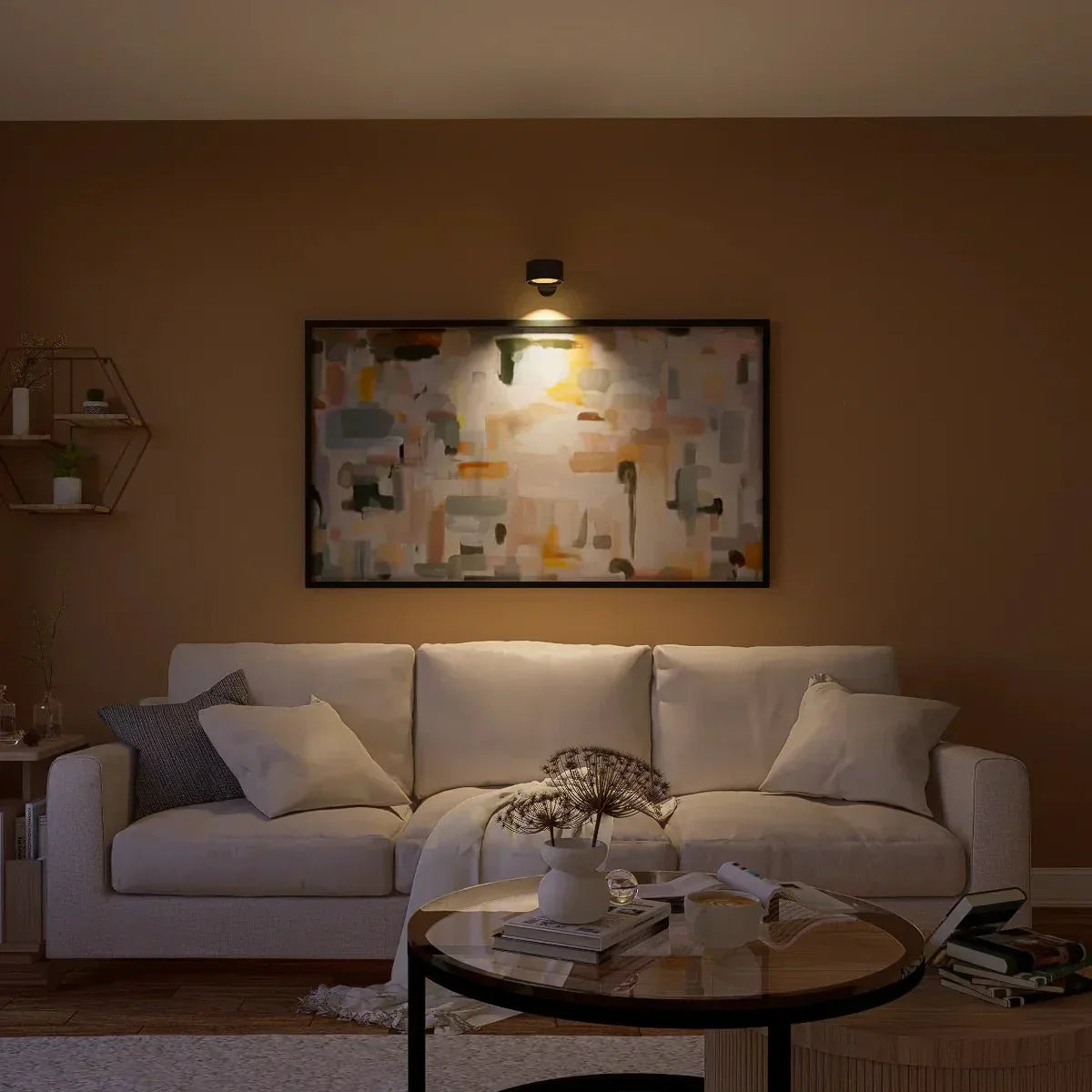 Bezdrátová USB lampa s dobíjecí LED a nástěnným světlem