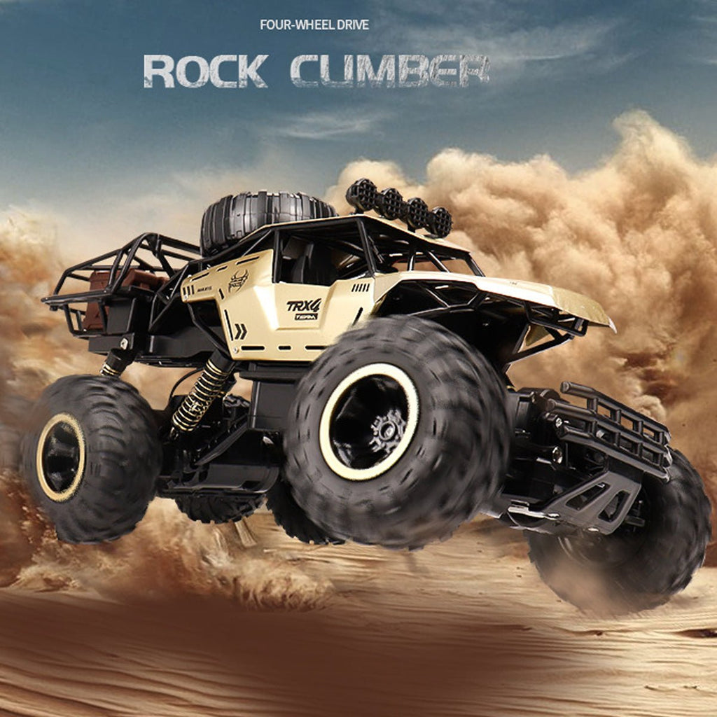 TerraBeast 6WD RC Monster Truck With LED Lights, 52 km/h Top Speed For Offroad Fun