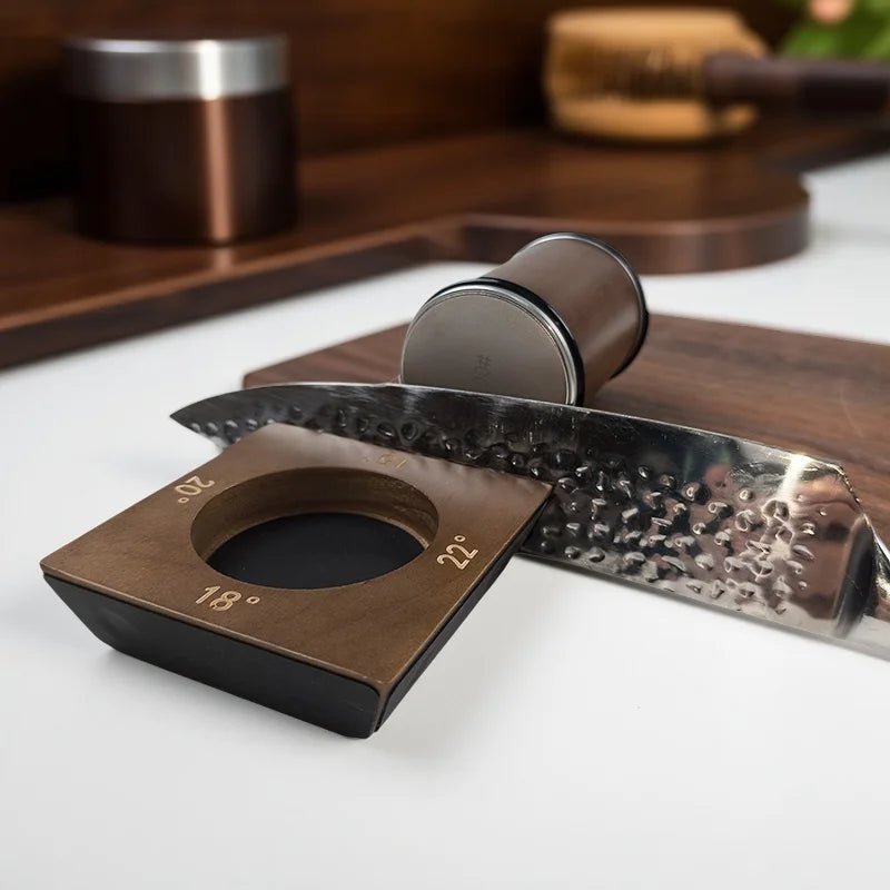 ApexSharp Rollmesser-Schärfer-Set mit Diamantschleifer und Holzplattform
