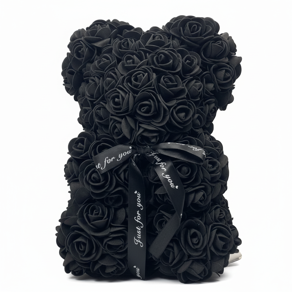 Lovely Foam Rose Teddy Bear Gift For Romantic Home Decor