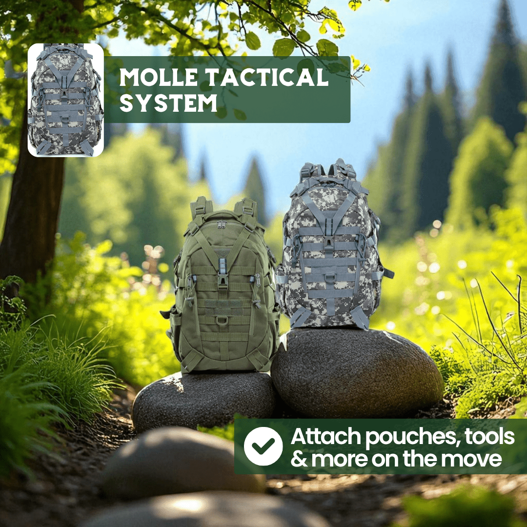 NovaGuard 40L Taktischer Rucksack Outdoor-Rucksack mit wasserdichter Militärqualität