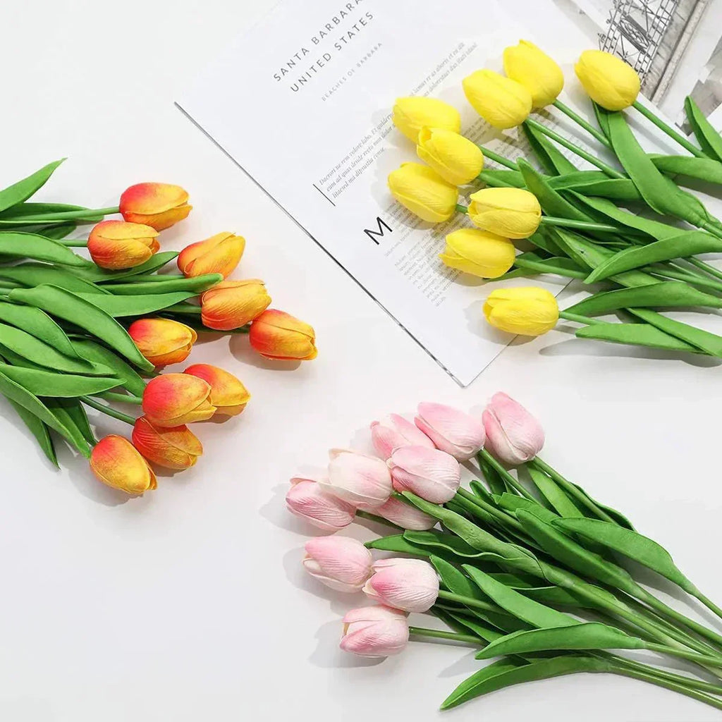 Velora Real Touch umělé tulipány pro elegantní dekoraci