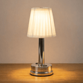 Moderní designová nabíjecí LED stolní lampa, výška 12 palců | Rosalyssa