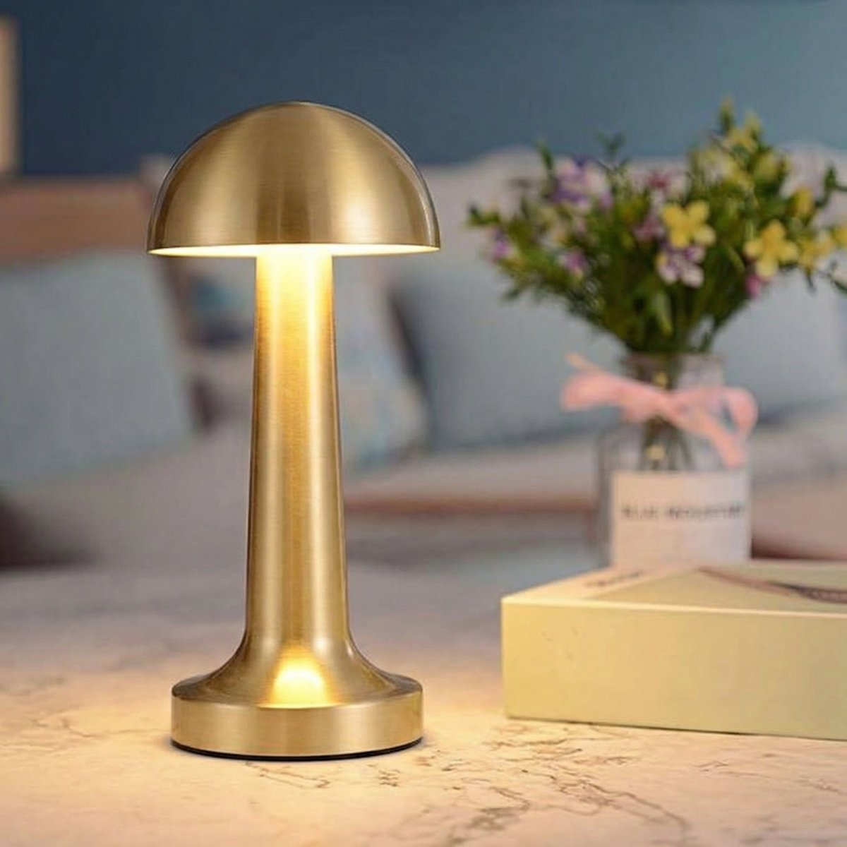 Contemporary Design Rechargeable LED Table Lamp With Touch Control | Rosalyssa