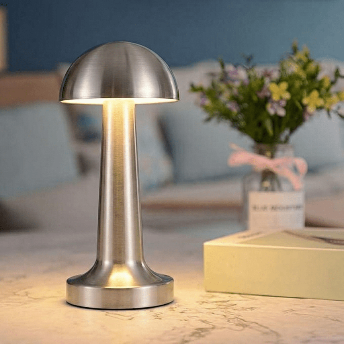 Contemporary Design Rechargeable LED Table Lamp With Touch Control | Rosalyssa