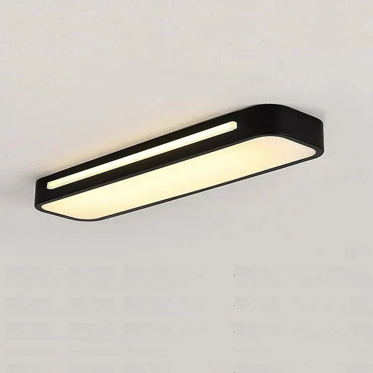 Plafoniera LED rettangolare a incasso, design moderno, 24 x 12 pollici | Rosalyssa