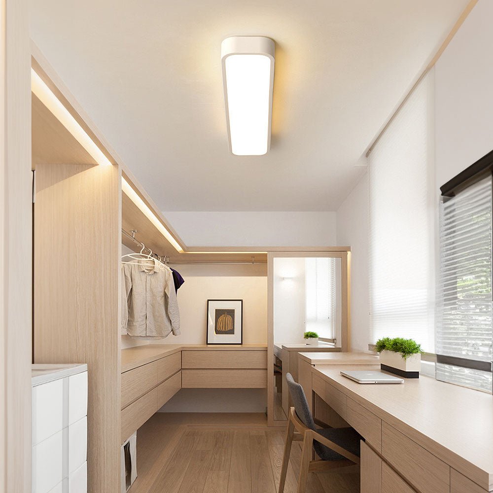 Plafoniera LED rettangolare a incasso, design moderno, 24 x 12 pollici | Rosalyssa