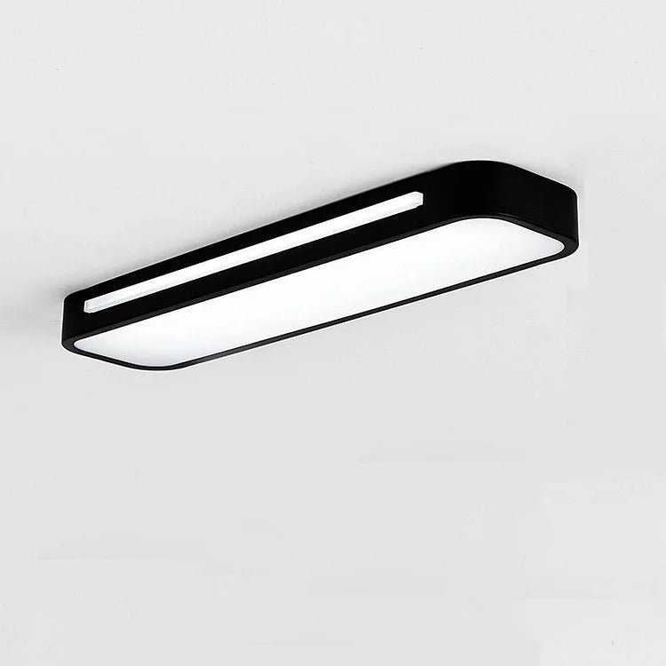 Plafoniera LED rettangolare a incasso, design moderno, 24 x 12 pollici | Rosalyssa