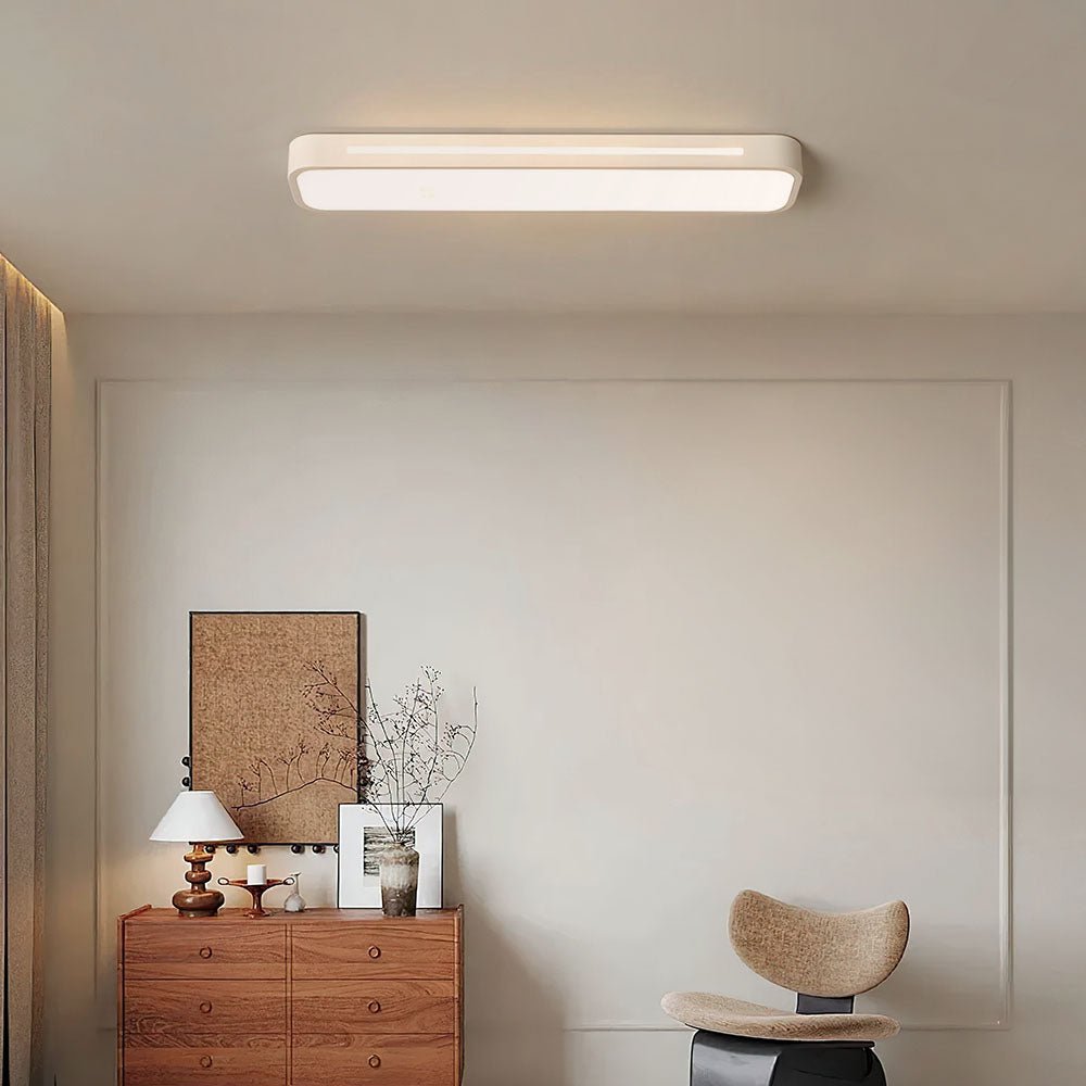 Plafoniera LED rettangolare a incasso, design moderno, 24 x 12 pollici | Rosalyssa