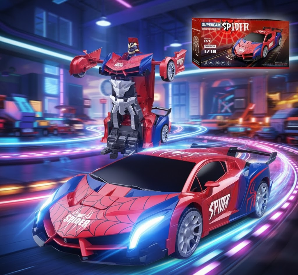 RC Car For Kids That Transforms Into A Robot With Remote Control