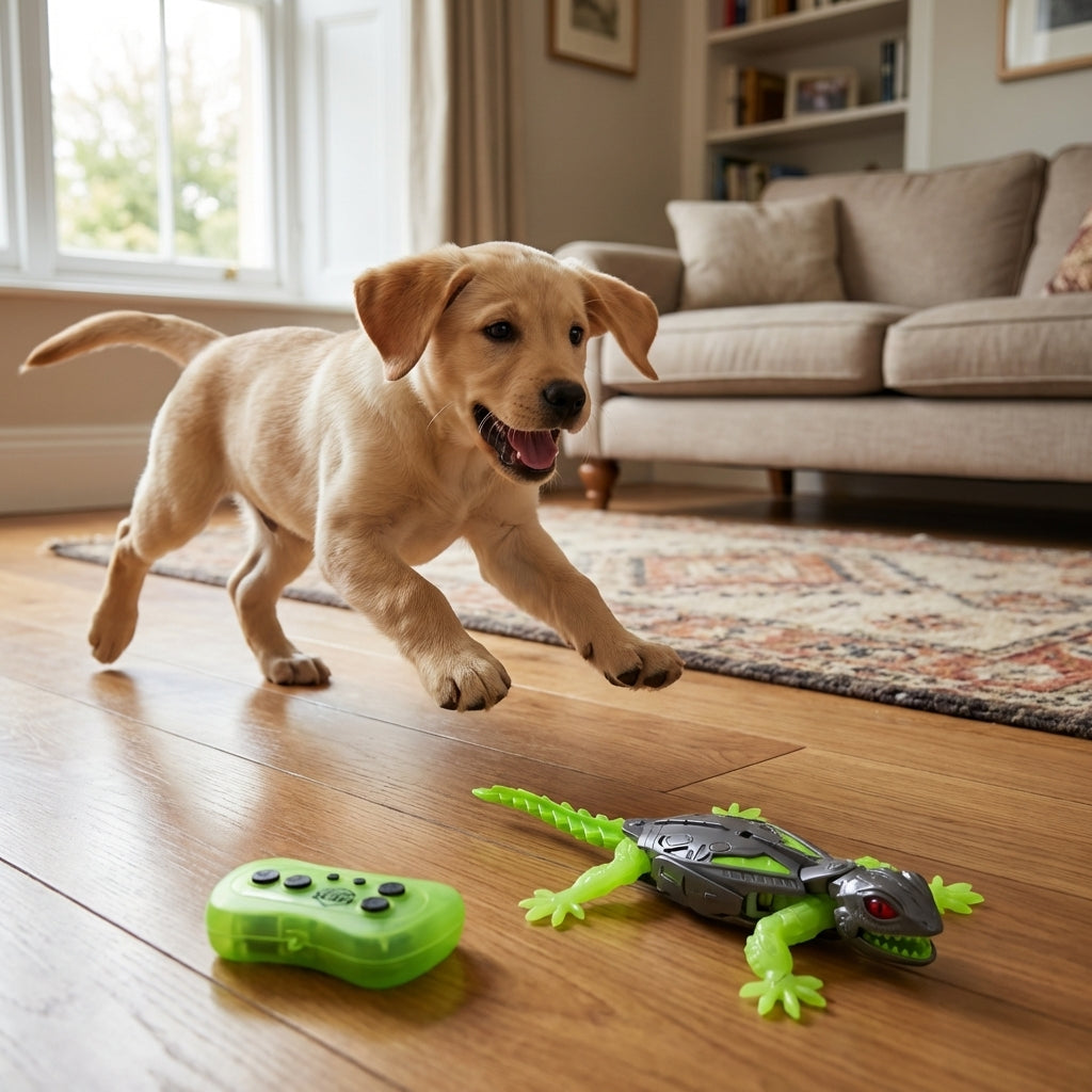 Remote-Controlled Gecko Dog Toy With Wall-Climbing USB Rechargeable | Rosalyssa
