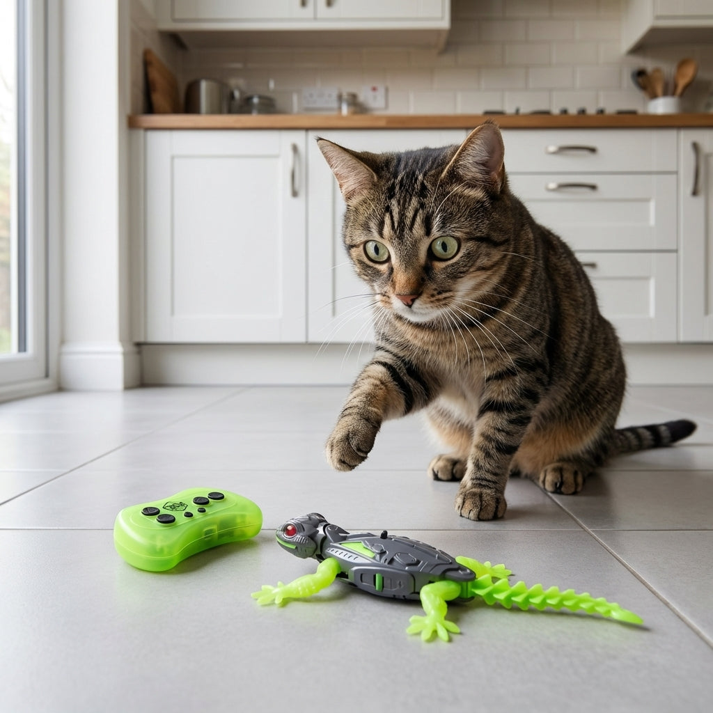 Remote-Controlled Gecko Dog Toy With Wall-Climbing USB Rechargeable | Rosalyssa