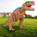 Brinquedo de Dinossauro com Controlo Remoto LED e Ação de Andar e Rugir