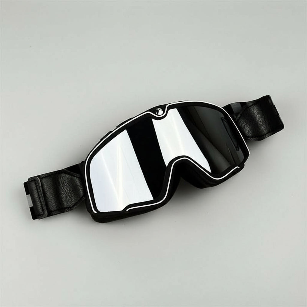 Retro Motorcycle Goggles For Men With UV Protection