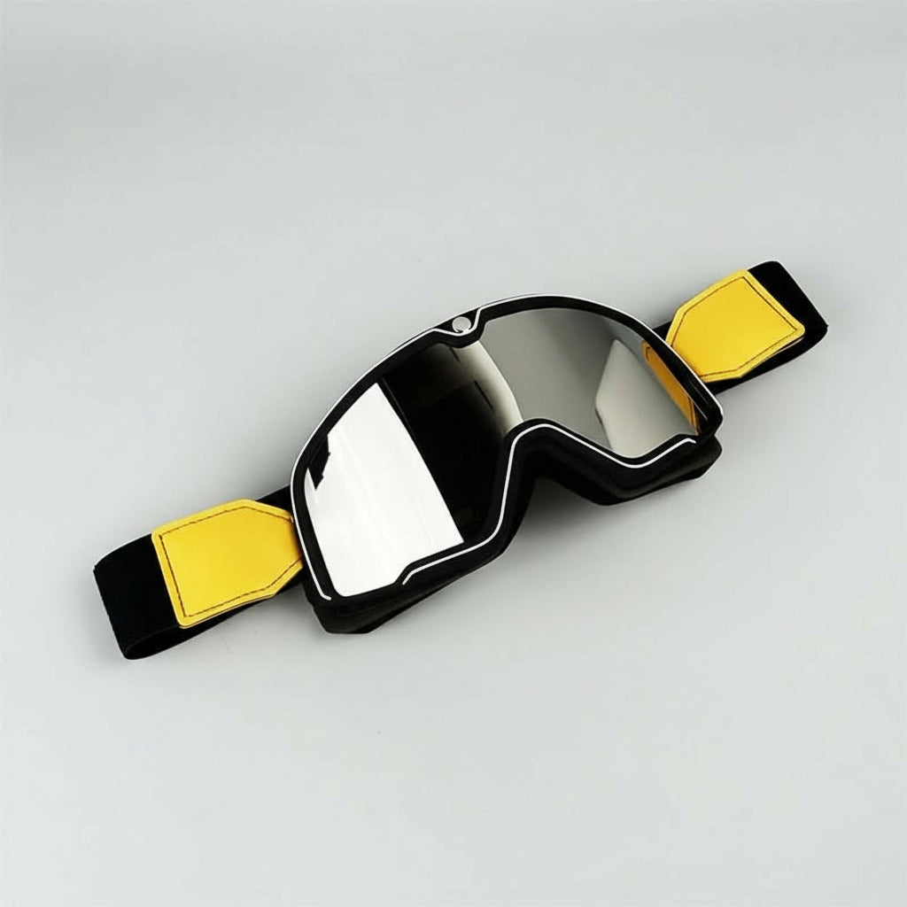 Retro Motorcycle Goggles For Men With UV Protection