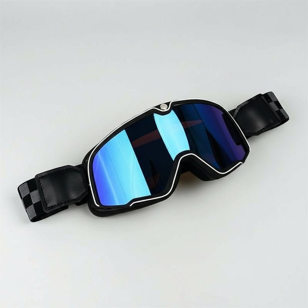 Retro Motorcycle Goggles For Men With UV Protection
