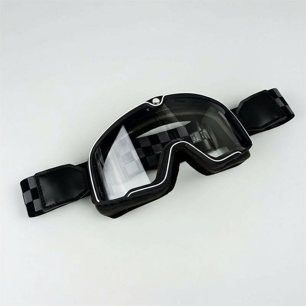 Retro Motorcycle Goggles For Men With UV Protection