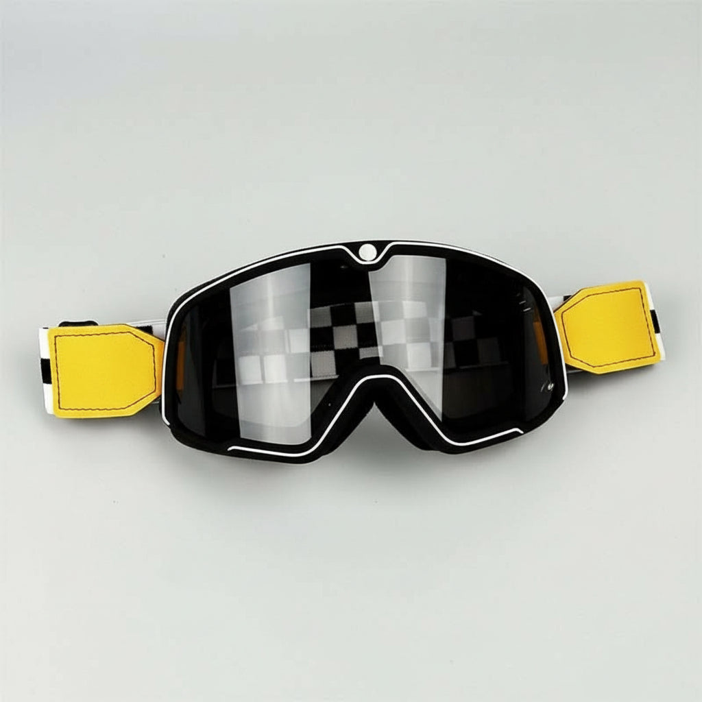 Retro Motorcycle Goggles For Men With UV Protection