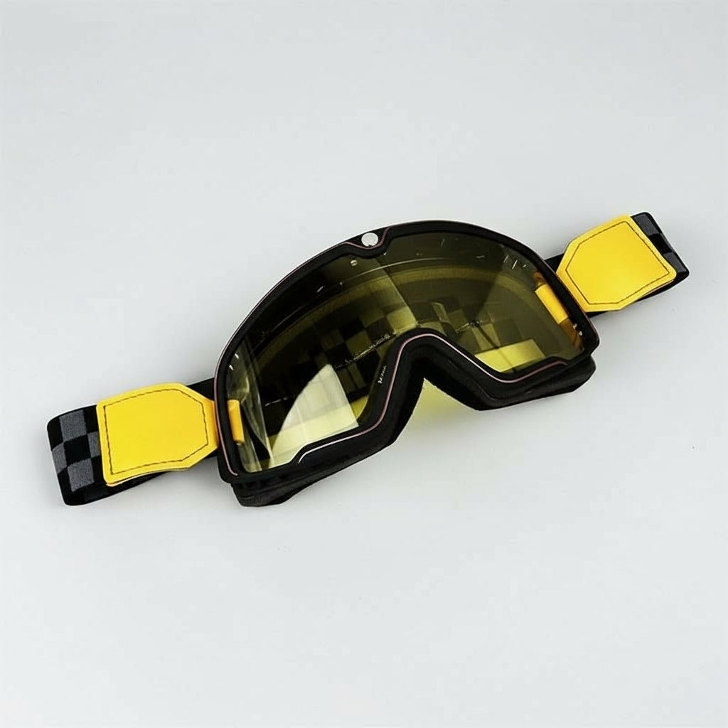 Retro Motorcycle Goggles For Men With UV Protection