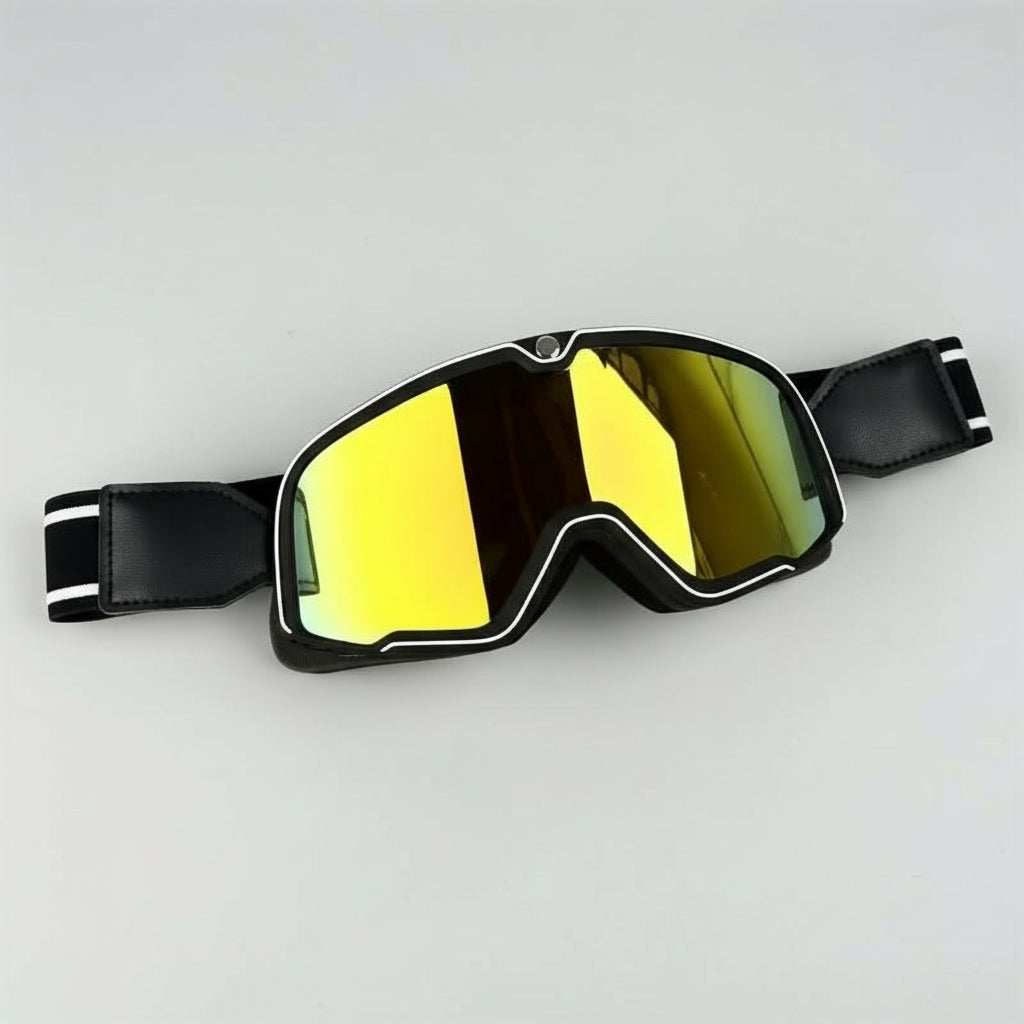 Retro Motorcycle Goggles For Men With UV Protection