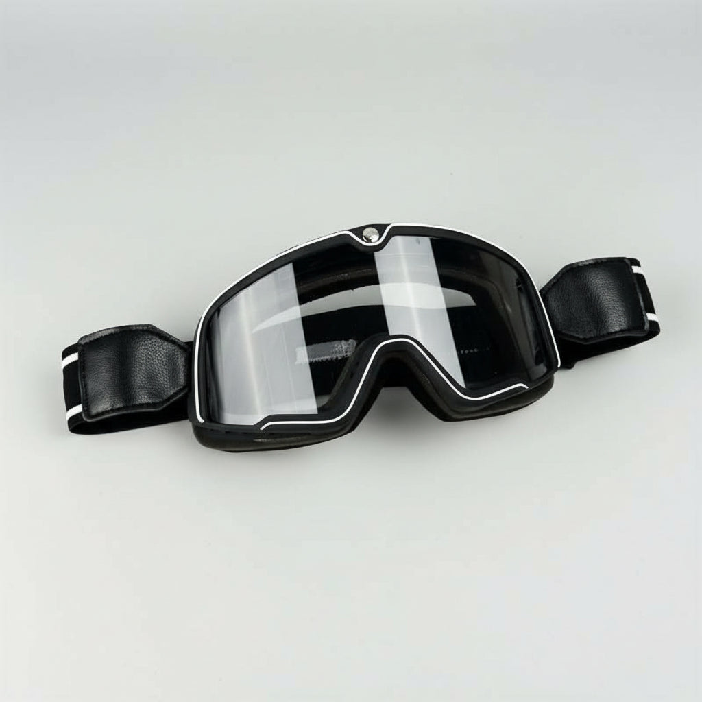 Retro Motorcycle Goggles For Men With UV Protection