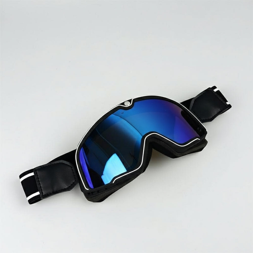 Retro Motorcycle Goggles For Men With UV Protection