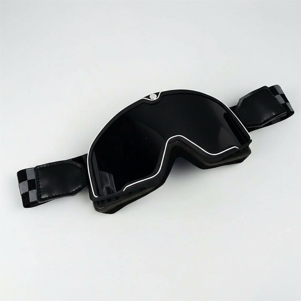 Retro Motorcycle Goggles For Men With UV Protection