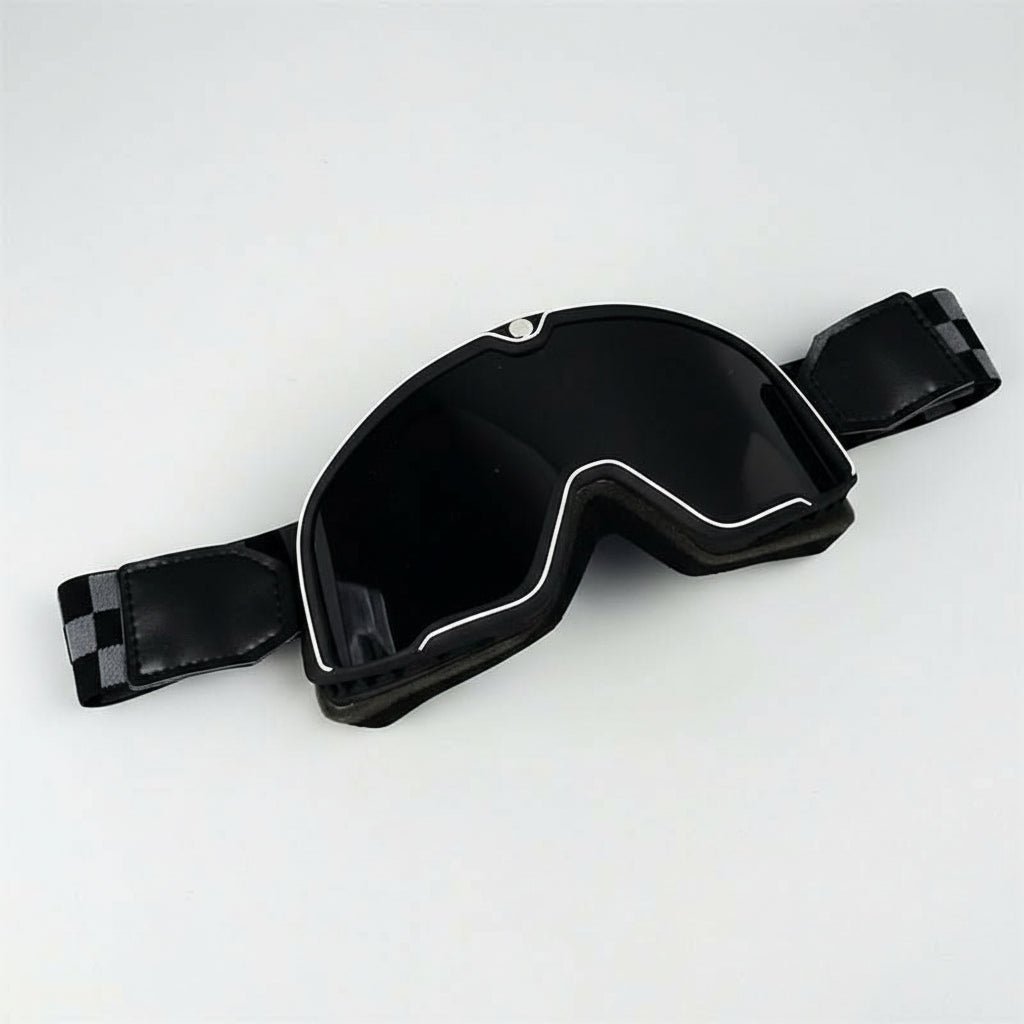 Retro Motorcycle Goggles For Men With UV Protection