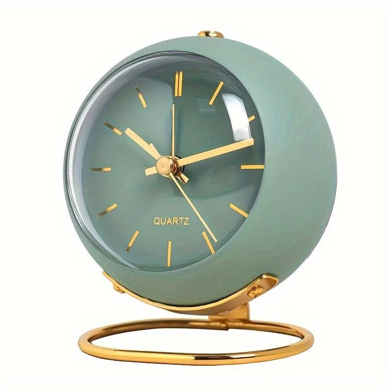 Lumina Uhr Retro Analog Wecker mit geräuschlosem Laufwerk