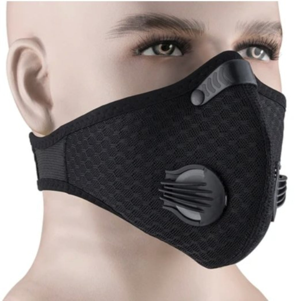 Reusable Face Mask With Five Layer Filtration For Outdoor Protection