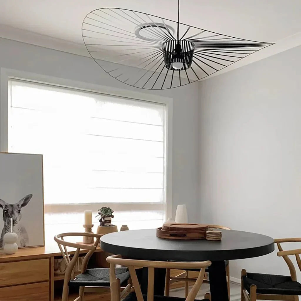 Hat-formet ribbet metalpendel, 12 tommer | Rosalyssa