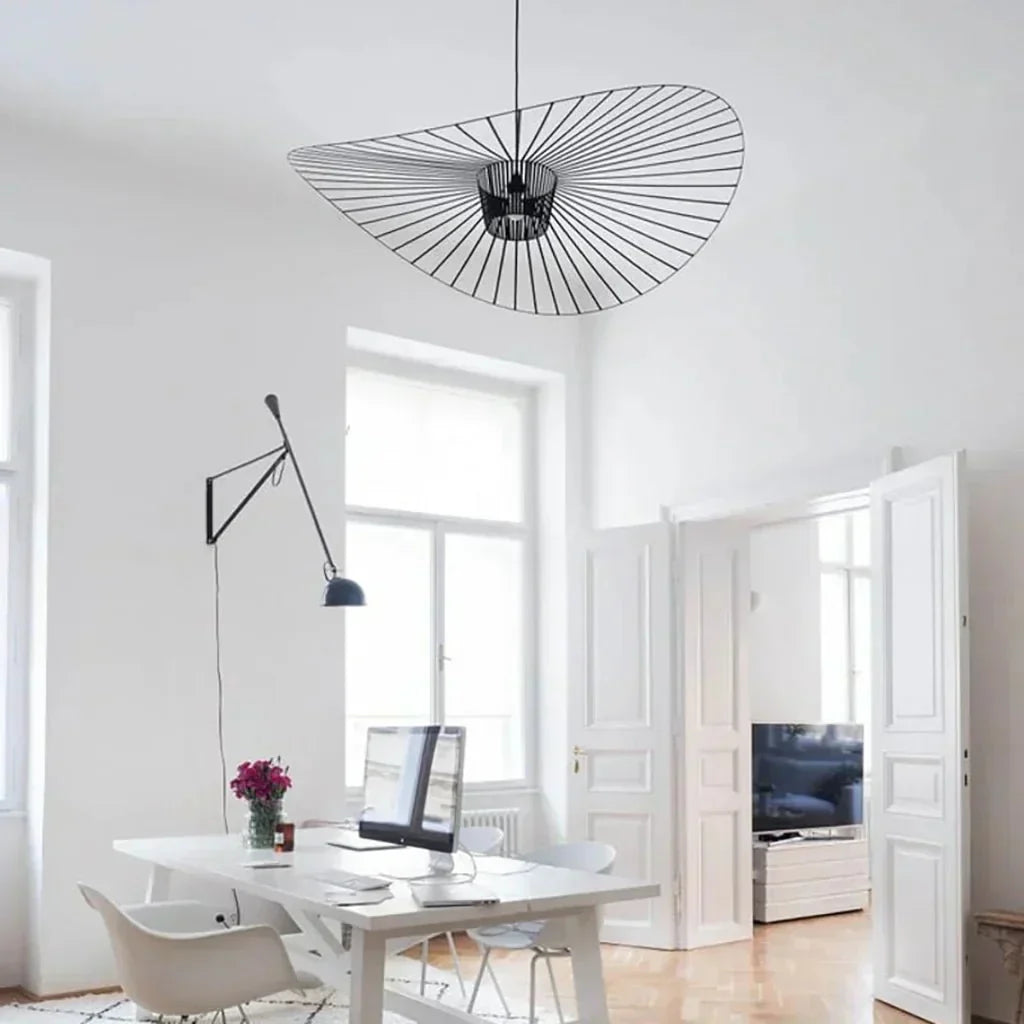 Hat-formet ribbet metalpendel, 12 tommer | Rosalyssa