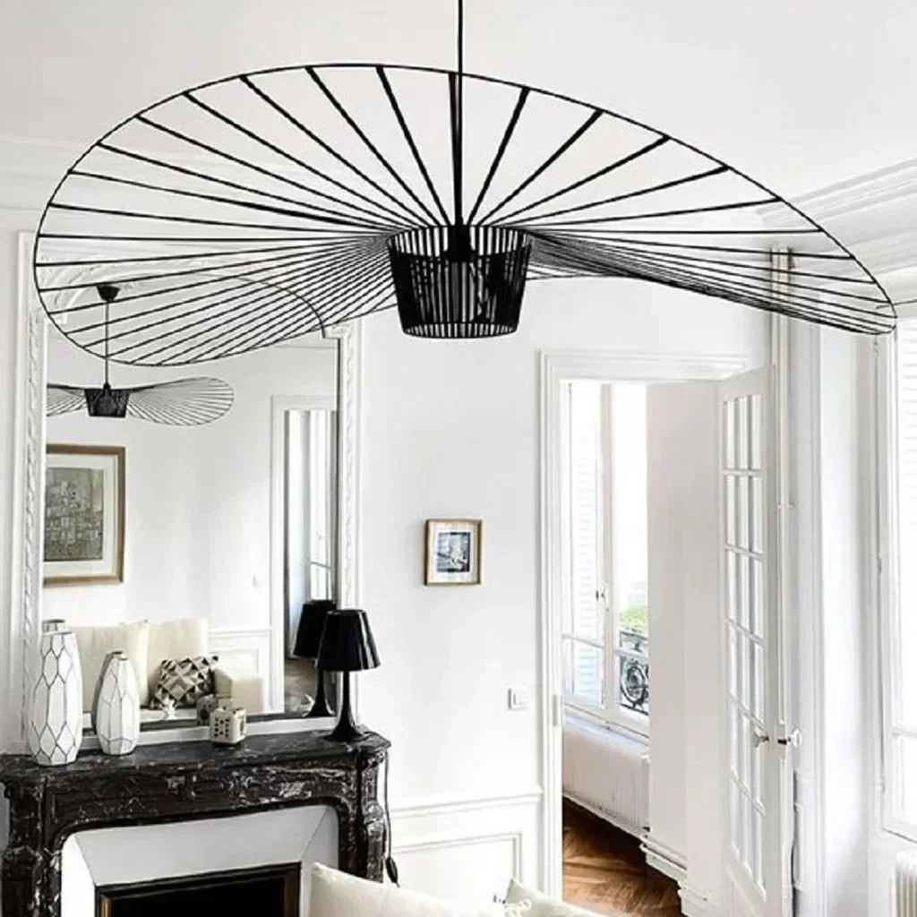 Hat-formet ribbet metalpendel, 12 tommer | Rosalyssa