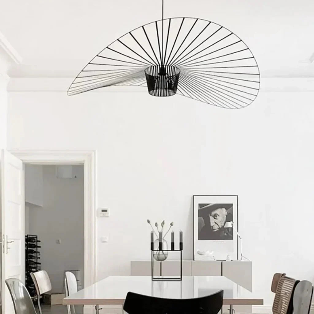 Hat-formet ribbet metalpendel, 12 tommer | Rosalyssa