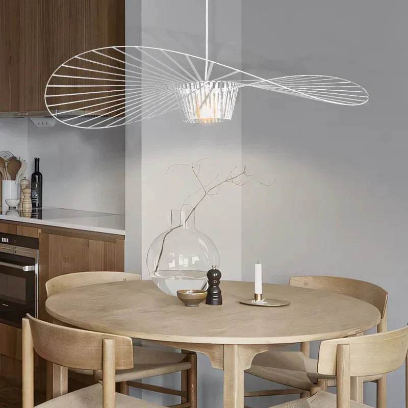 Hat-formet ribbet metalpendel, 12 tommer | Rosalyssa