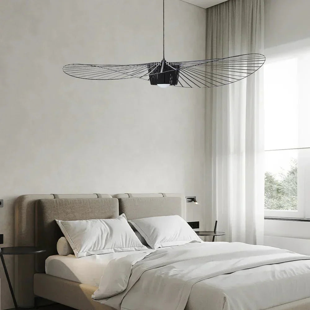 Hat-formet ribbet metalpendel, 12 tommer | Rosalyssa