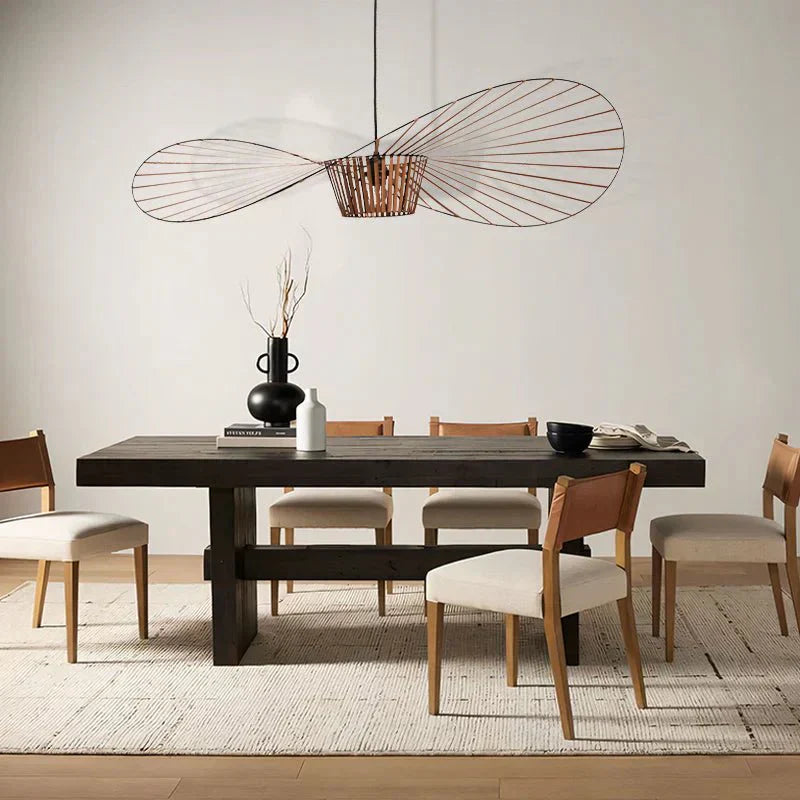 Hat-formet ribbet metalpendel, 12 tommer | Rosalyssa