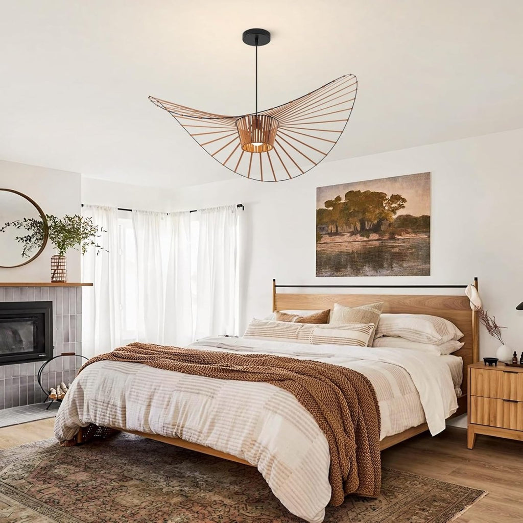 Hat-formet ribbet metalpendel, 12 tommer | Rosalyssa