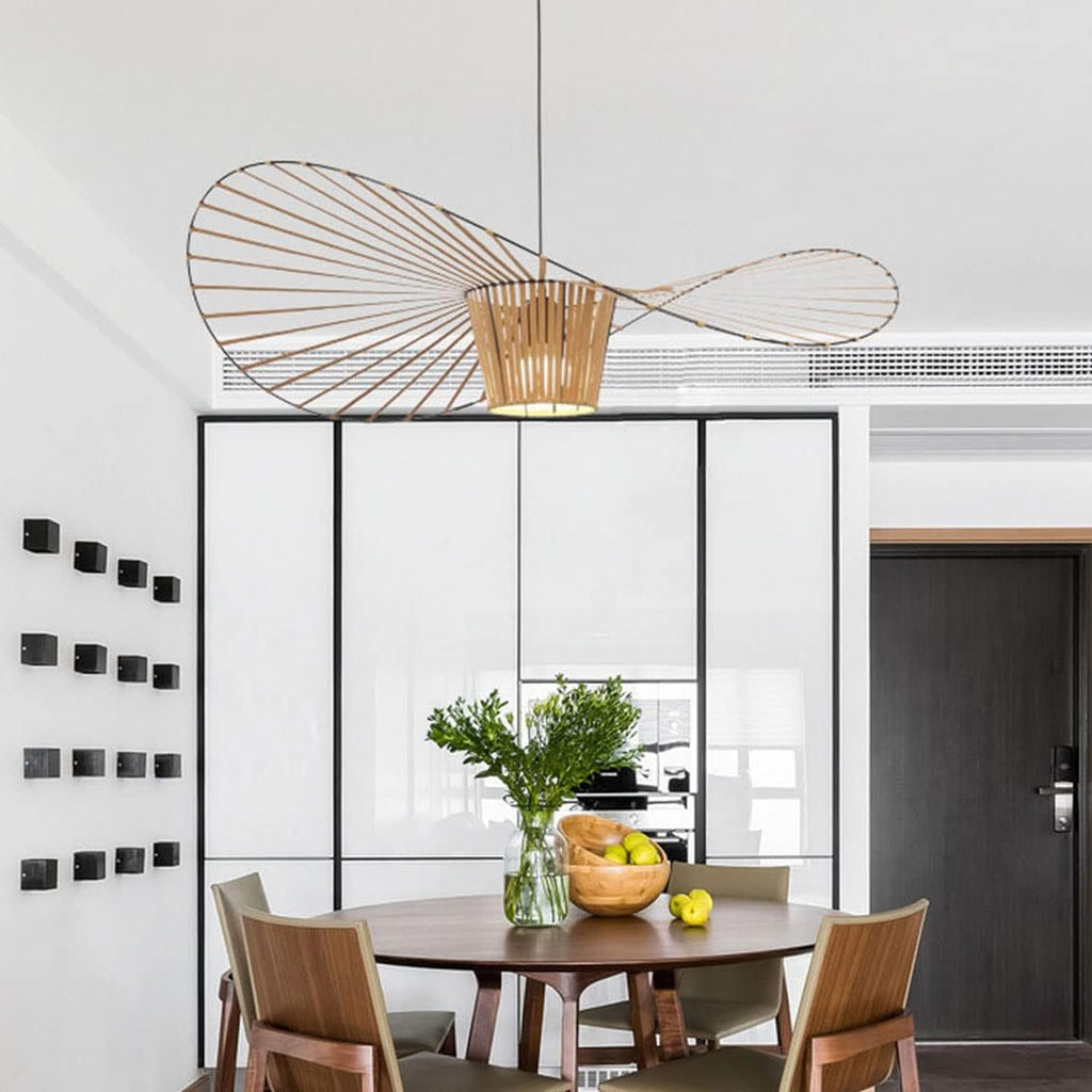 Hat-formet ribbet metalpendel, 12 tommer | Rosalyssa