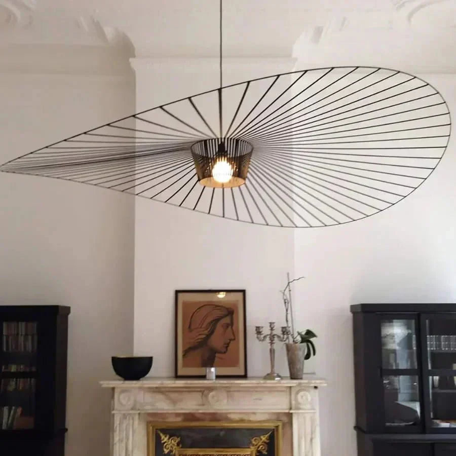 Hat-formet ribbet metalpendel, 12 tommer | Rosalyssa
