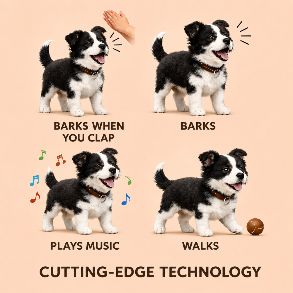 Robot Dog Interactive Puppy Toy That Walks And Barks