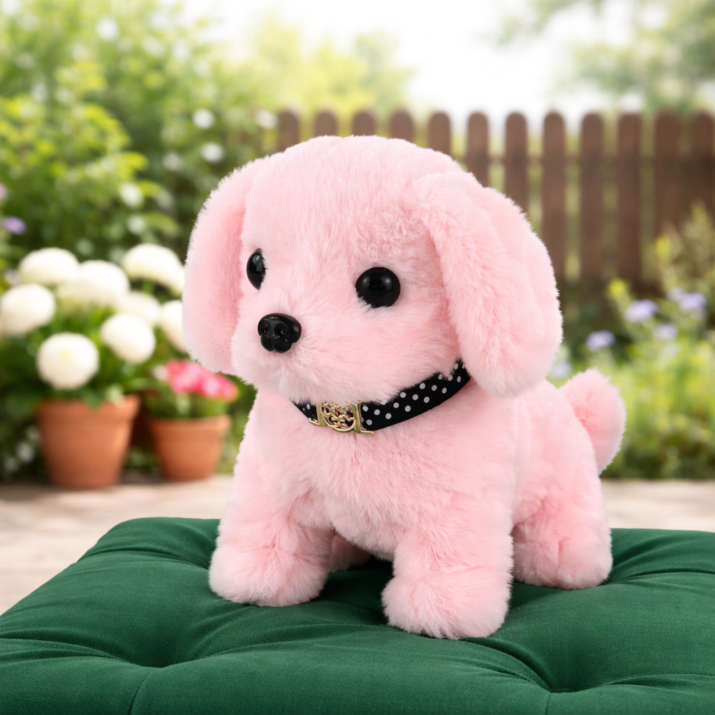 Robot Dog Plush Interactive Realistic Walking Toy For Kids