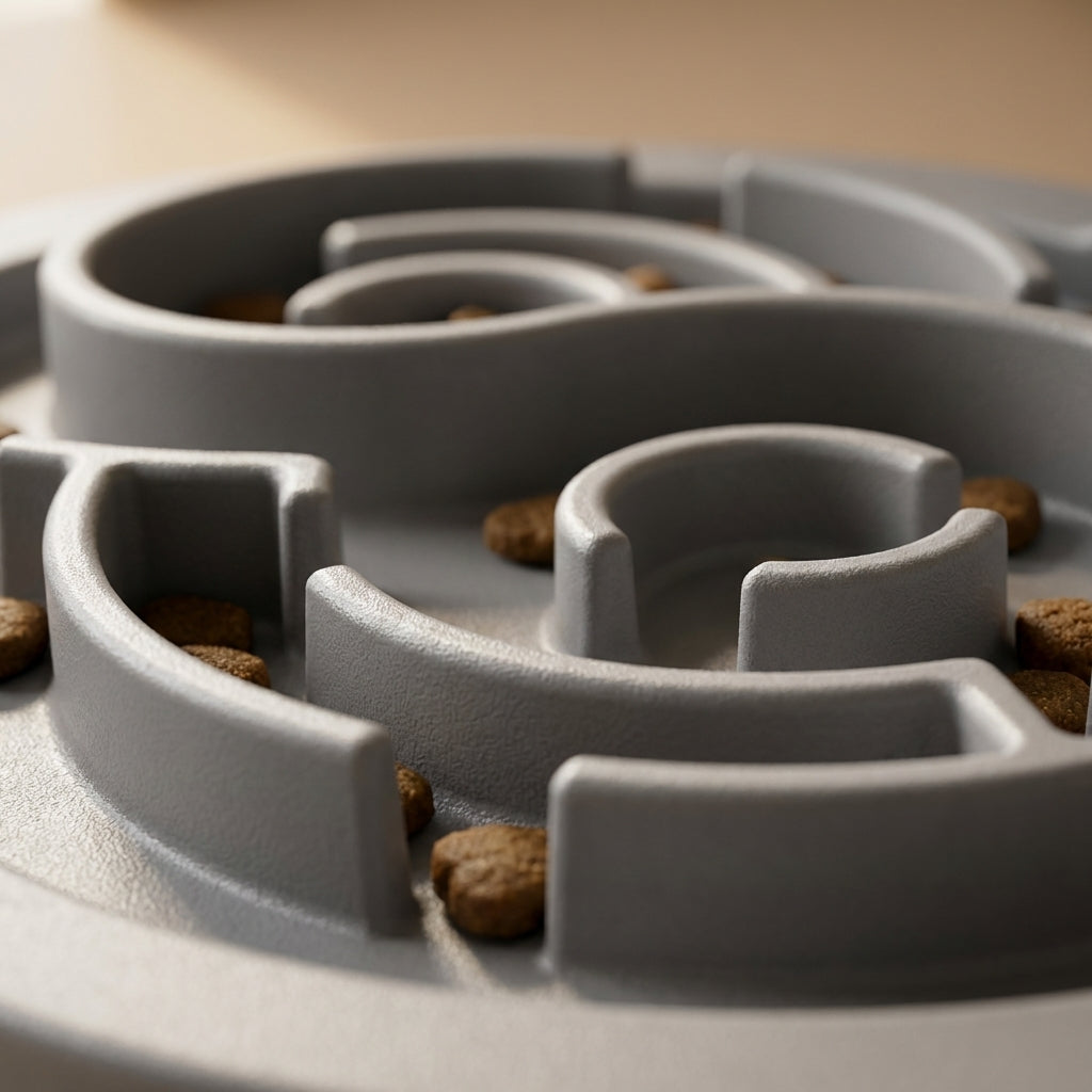 Rotating Slow Feeder for Dogs, Maze Bowl and Spinning Barrel | Rosalyssa