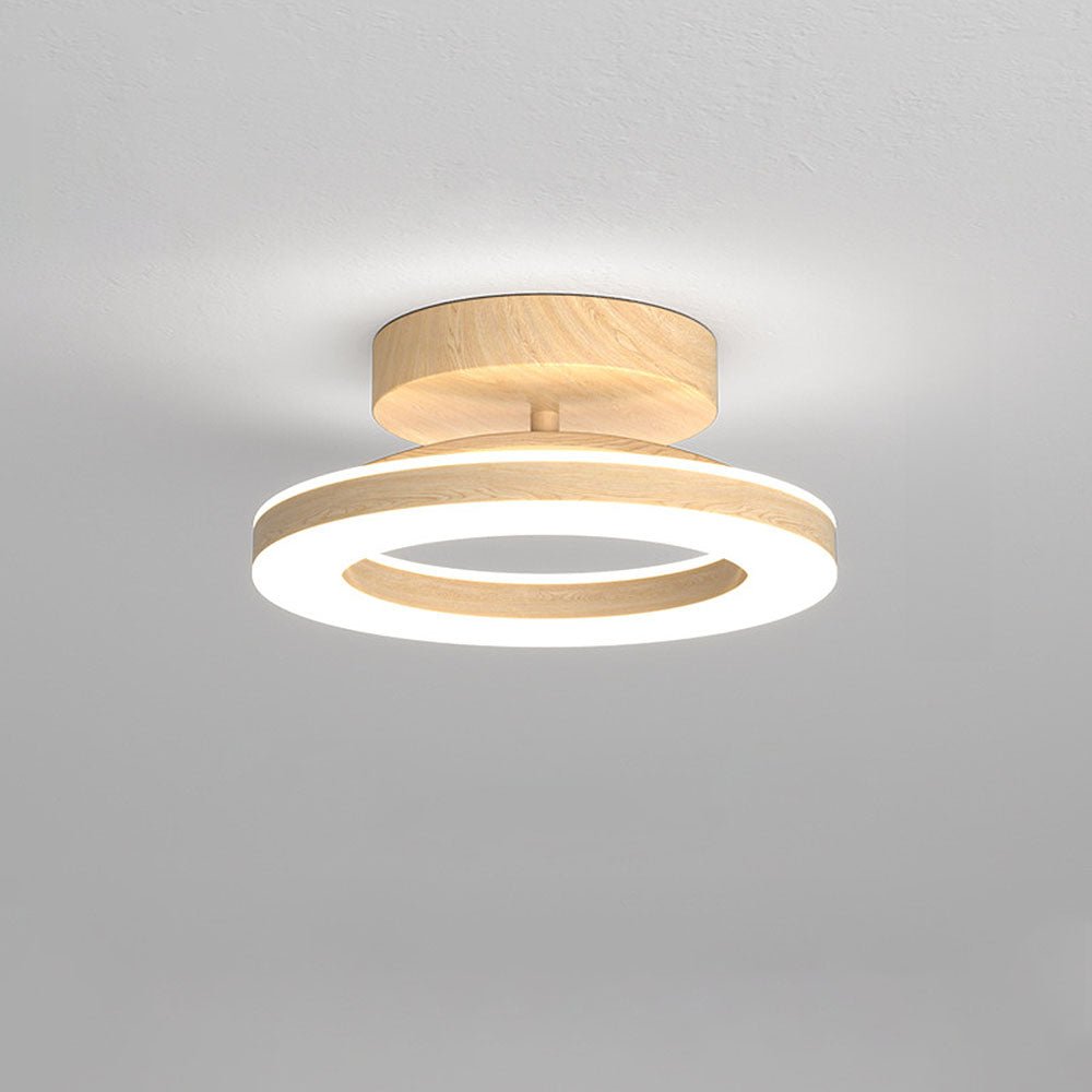 Runde LED-Deckenleuchte aus Acryl, modernes Design, 12 Zoll | Rosalyssa