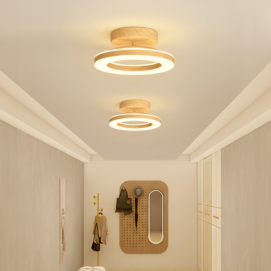 Runde LED-Deckenleuchte aus Acryl, modernes Design, 12 Zoll | Rosalyssa