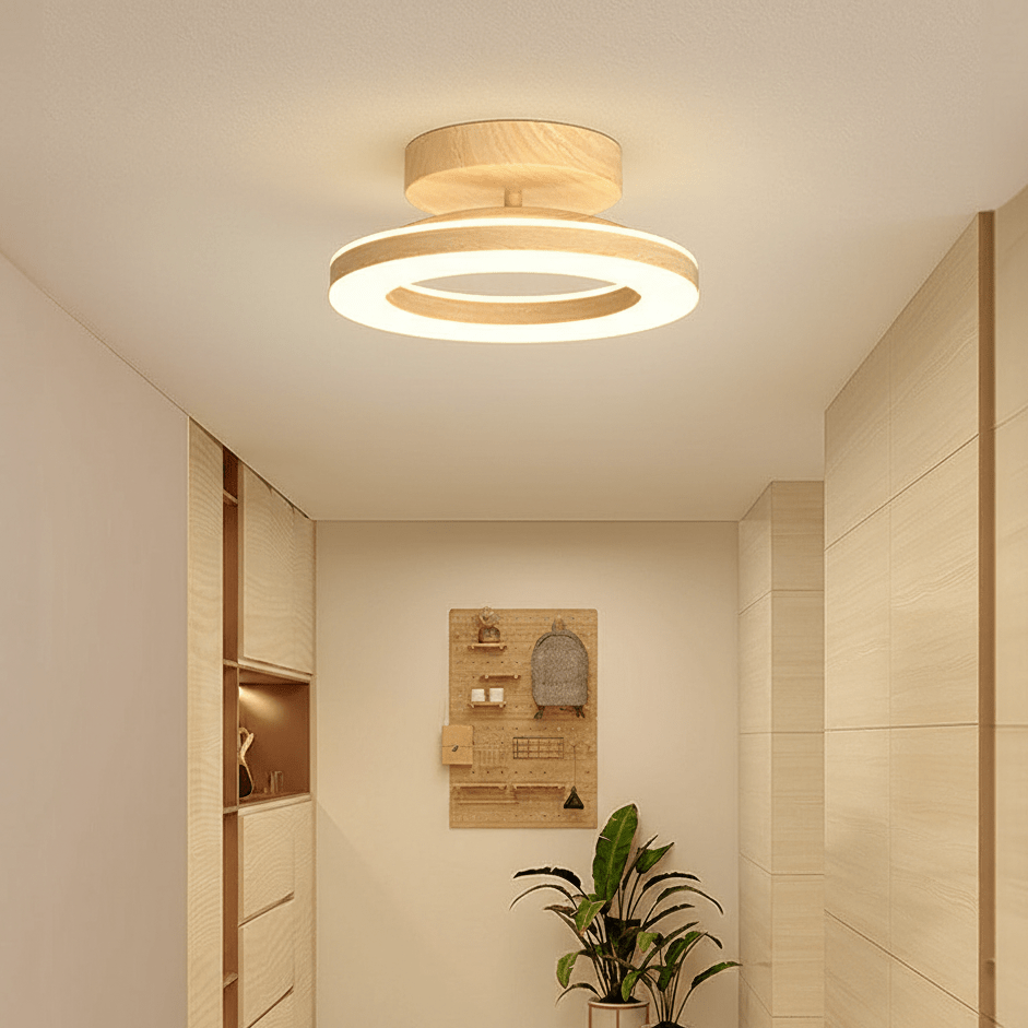 Runde LED-Deckenleuchte aus Acryl, modernes Design, 12 Zoll | Rosalyssa